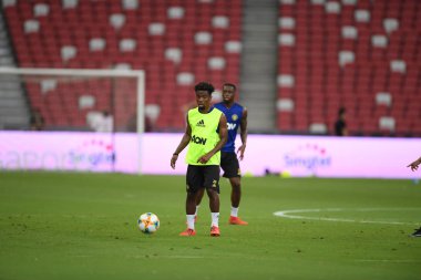 Kallang-singapore-19jul2019:Angel gomes manchester #28 oyuncusu
