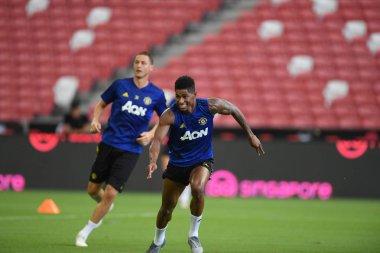 Kallang-singapore-19jul2019:Marcus rashford manche #10 oyuncusu