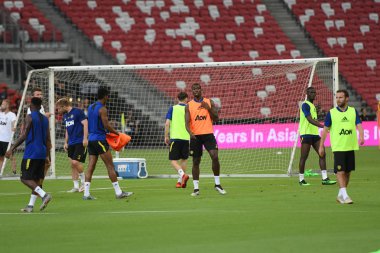 Kallang-singapore-19jul2019:Paul pogba #6 manchester u oyuncusu