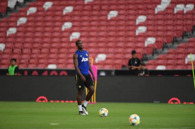 Kallang-singapore-19jul2019:Paul pogba #6 manchester u oyuncusu
