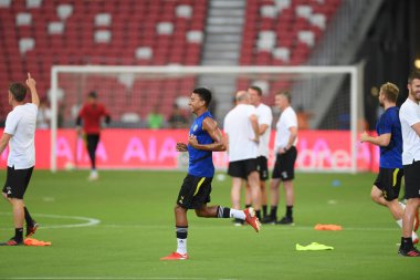 Kallang-singapore-19jul2019:Jesse lingard #14 manchest oyuncusu