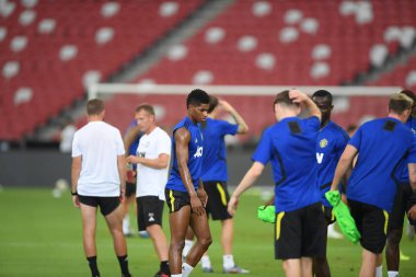 Kallang-singapore-19jul2019:Marcus rashford manche #10 oyuncusu