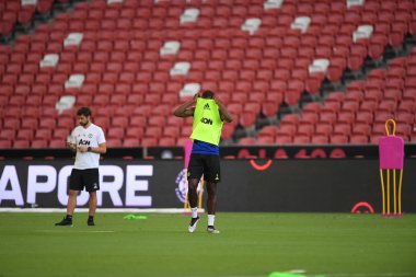 Kallang-singapore-19jul2019:Paul pogba #6 manchester u oyuncusu