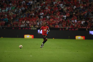 Kallang-Singapur-20jul2019: Ashley genç #18 Mancheste oyuncusu