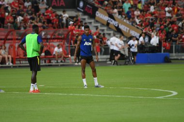 Kallang-singapore-19jul2019:Marcus rashford manche #10 oyuncusu