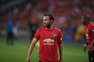 Kallang-Singapur-20jul2019: Juan Mata #8 oyuncu Manchester un