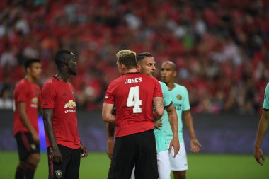 Kallang-Singapur-20jul2019: Phil Jones #4 oyuncu Manchester u