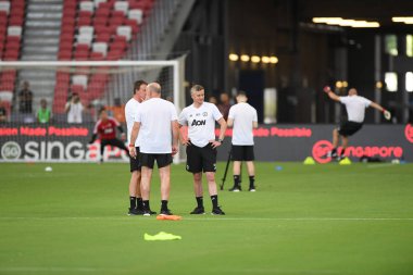 Kallang-singapore-19jul2019:Ole gunnar solskjaer manc yöneticisi