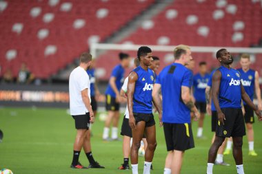 Kallang-singapore-19jul2019:Marcus rashford manche #10 oyuncusu