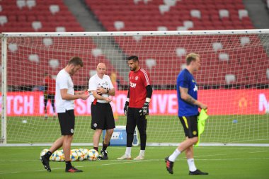 Kallang-singapore-19jul2019:Sergio romero #22 manchest oyuncusu