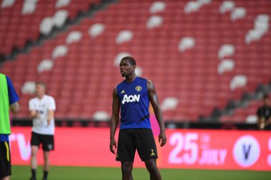 Kallang-singapore-19jul2019:Paul pogba #6 manchester u oyuncusu