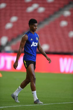 Kallang-singapore-19jul2019:Marcus rashford manche #10 oyuncusu