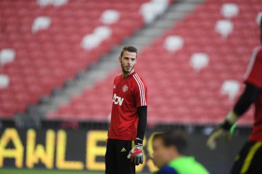 Kallang-singapore-19jul2019:David de gea #1 manchester oyuncusu