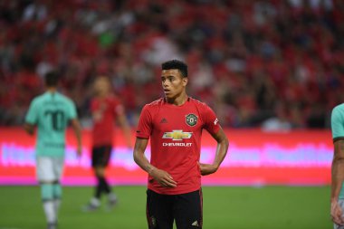 Kallang-Singapur-20jul2019: Mason Greenwood #26 Manche oyuncusu