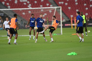 Kallang-singapore-19jul2019:manchester united oyuncusu actio