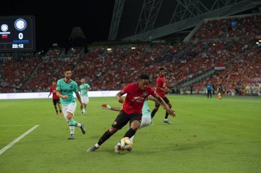 Kallang-Singapur-20jul2019: Anthony Martial #11 Manche oyuncusu