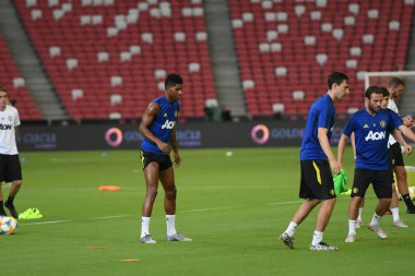 Kallang-singapore-19jul2019:Marcus rashford manche #10 oyuncusu