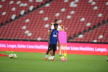 Kallang-singapore-19jul2019:Angel gomes manchester #28 oyuncusu