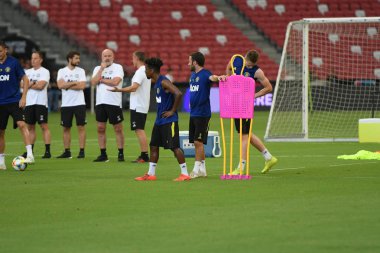 Kallang-singapore-19jul2019:manchester united oyuncusu actio