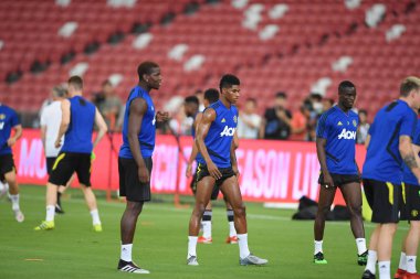 Kallang-singapore-19jul2019:Marcus rashford manchester oyuncusu