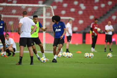 Kallang-singapore-19jul2019:Tahith Chong #44 mancheste oyuncusu