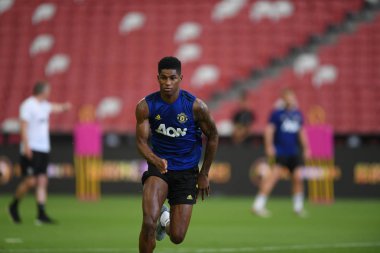 Kallang-singapore-19jul2019:Marcus rashford manche #10 oyuncusu