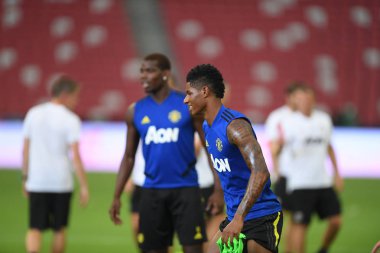 Kallang-singapore-19jul2019:Marcus rashford manche #10 oyuncusu