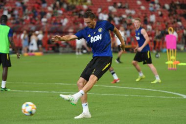 Kallang-singapore-19jul2019:Nemanja matic #31 manchest oyuncusu