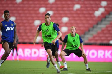 Kallang-singapore-19jul2019:Chris manches #12 oyuncu küçük