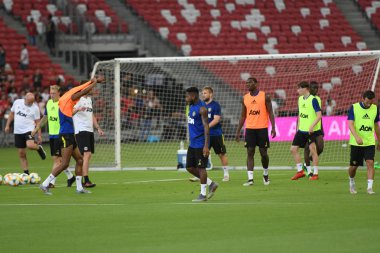 Kallang-singapore-19jul2019:Fred #17 manchester united oyuncusu