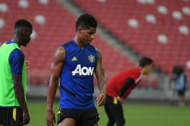 Kallang-singapore-19jul2019:Marcus rashford manche #10 oyuncusu