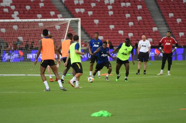 Kallang-singapore-19jul2019:Fred #17 manchester united oyuncusu