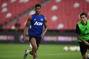 Kallang-singapore-19jul2019:Marcus rashford manche #10 oyuncusu