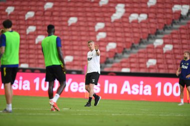 Kallang-singapore-19jul2019:Ole gunnar solskjaer manc yöneticisi