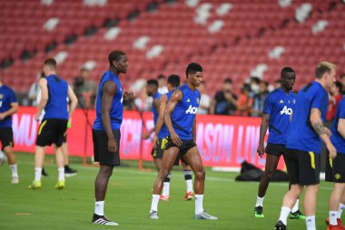 Kallang-singapore-19jul2019:Marcus rashford manchester oyuncusu