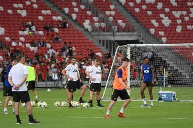 Kallang-singapore-19jul2019:Ole gunnar solskjaer manc yöneticisi