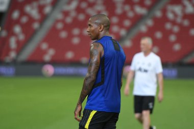 Kallang-singapore-19jul2019:Ashley genç #18 mancheste oyuncusu