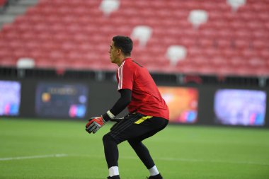 Kallang-singapore-19jul2019:Joel pereira #40 mancheste oyuncusu