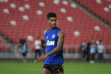 Kallang-singapore-19jul2019:Marcus rashford manche #10 oyuncusu