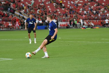  Kallang-singapore-19jul2019:Luke shaw #23 manchester oyuncusu 