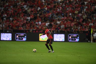 Kallang-Singapur-20jul2019: Ashley genç #18 Mancheste oyuncusu