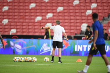 Kallang-singapore-19jul2019:Ole gunnar solskjaer manc yöneticisi