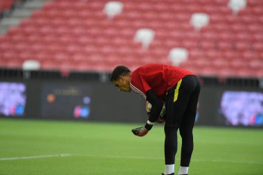 Kallang-singapore-19jul2019:Joel pereira #40 mancheste oyuncusu