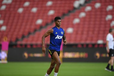 Kallang-singapore-19jul2019:Marcus rashford manche #10 oyuncusu