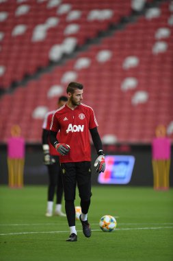 Kallang-singapore-19jul2019:David de gea #1 manchester oyuncusu