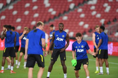 Kallang-singapore-19jul2019:Paul pogba #6 manchester u oyuncusu