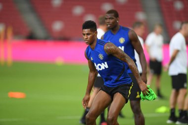 Kallang-singapore-19jul2019:Marcus rashford manche #10 oyuncusu