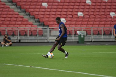 Kallang-singapore-19jul2019:Paul pogba #6 manchester u oyuncusu