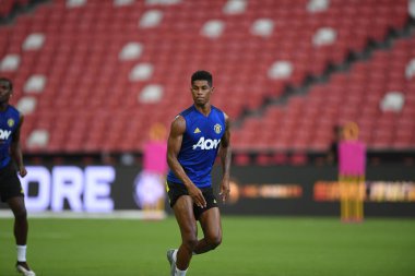 Kallang-singapore-19jul2019:Marcus rashford manche #10 oyuncusu