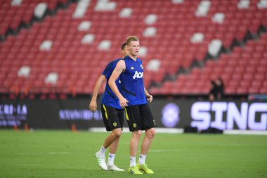 Kallang-singapore-19jul2019:Scott mactominay #39 manch oyuncusu
